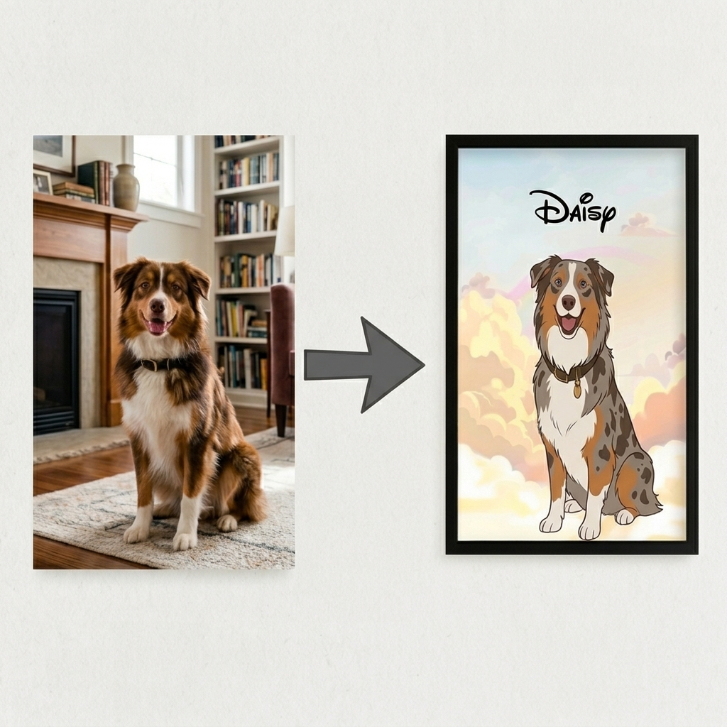 Custom Pet Photo Frame